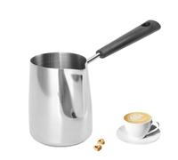 Cafetière turque, chauffe-lait pour café, carafe à café turque Carafe à expresso en acier inoxydable(350ML)