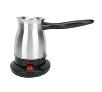 Cafetière Turque électrique en Acier Inoxydable, 600 Ml, Machine à Expresso, chauffe-café électrique 600 Ml en Acier Inoxydable, Chauffage Uniforme, Prise UE 600 W, Grande Poignée