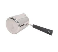 Cafetière Turque En Acier Inoxydable, 350ml Chauffe-Lait Chauffe-Chocolat Tasse à Fondre Le Beurre Cafetière Grecque Arabe Chauffe-Beurre Marmite à Lait Marmite Casserole Avec Bec Verseur
