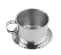 Cafetière vietnamienne en acier inoxydable avec filtre goutte à goutte, méthode de brassage traditionnelle, pour un délicieux café, capacité de 50 ml/100 ml