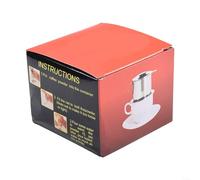 Cafetière vietnamienne en acier inoxydable, capacité de 50 ml/100 ml, méthode traditionnelle de brassage du café (50 ml (max.)