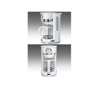 Cafetière - - Vintage - 1.4 L - 10 Tasses - Sans Fil - Blanche Dore