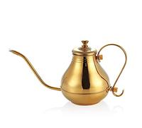 Cafetières Pot de bouche fine en acier inoxydable Taule Palais à fin pour un Usage Quotidien(Gold)