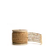 CAFFCO-Rouleau ruban beige en jute - 5 cm x 3 m
