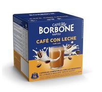 Caffè Borbone Café au Lait - 64 Capsules - Préparation Soluble pour Boisson Lactée en poudre et Café Instantané - Compatibles avec les Machines de la marque Nescafè®* Dolce Gusto®*