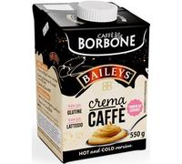Caffè Borbone Crème Café au Baileys - 1 Brique de 550g - Crème à base de Lait avec du Café soluble délactosé, avec du Baileys - Sans Lactose et Sans Gluten