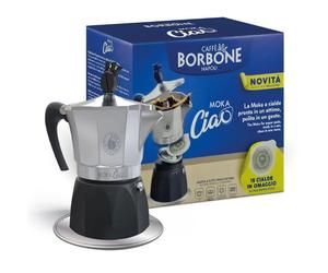Caffé Borbone Caffe Borbone MokaCiao Induction sur ESE POD 3 portions