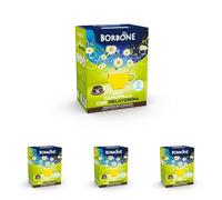 Caffè Borbone Camomille Soluble avec Mélatonine - 96 capsules 24 paquets de 16 - Compatibles avec les Machines à café à usage domestique Lavazza®* A Modo Mio®*