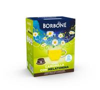 Caffè Borbone Camomille Soluble avec Mélatonine - 96 capsules 6 paquets de 16 - Compatibles avec les Machines à café à usage domestique Lavazza®* A Modo Mio®*