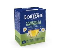 Caffè Borbone Camomille Soluble avec Mélatonine - 96 Capsules (6 paquets de 16) - Compatibles avec les machines à café à usage domestique Lavazza®* A Modo Mio®*