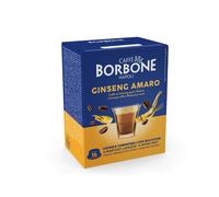 Caffé Borbone Capsules de café Caffe Borbone Ginseng Amaro Ginseng pour Lavazza et Modo Mio 16 pcs