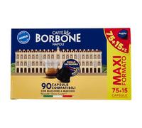 Café Borbone Mélange Nobile (Bleu) Boîte 90 Capsules Compatibles Nescafé