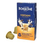Caffè Borbone – Capsules de café Cortado compatibles Nespresso – 10 pièces