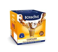 Caffè Borbone Cortado - Espresso macchiato - 64 capsules (4 paquets de 16) - Compatibles avec les machines à café Nescafé®* Dolce Gusto®*