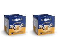 Caffè Borbone Cortado - Espresso macchiato - 64 capsules (8 paquets de 16) - Compatibles avec les machines à café Nescafé®* Dolce Gusto®*
