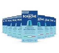 Caffè Borbone Decaffeinato - 100 Capsules de Café - Crémeux et Authentique - Compatibles avec les machines à café à usage domestique Nespresso*