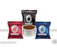 Caffè Borbone DEGUSTATION TOP 300 capsules Comaptibles Espresso Point : 100 noir, 100 bleu, 100 rouge
