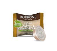 Caffè Borbone Don Carlo Capsule Compostable, Mélange Or - 50 Capsules - Compatibles avec les Machines à café à usage domestique Lavazza®* A Modo Mio®*