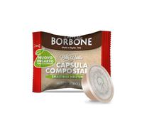 Caffè Borbone Don Carlo Compostable - Mélange Rouge - 100 Capsules - Compatibles avec les machines à café à usage domestique Lavazza* A Modo Mio*