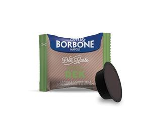 Caffè Borbone Don Carlo, Mélange Décaféiné Dek - 100 Capsules - Compatibles avec les machines à café à usage domestique Lavazza®* A Modo Mio®*