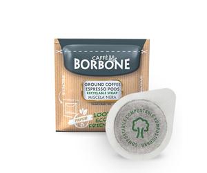 Caffè Borbone Dosette Compostable, Emballage Recyclable, Mélange Noir - 150 Dosettes de Café - Système ESE