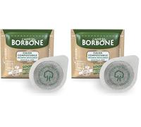 Caffè Borbone Dosette Compostable, Mélange Décaféiné - 50 Dosettes de Café - Système ESE (Lot de 2)