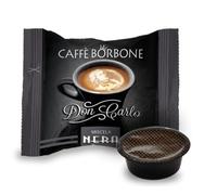 Caffè Borbone Dosettes de café compatibles A Modo Mio, mélange noir, rouge, bleu, or ou décaféiné. Quantité: 50, 100, 200, 300, 400 ou 500 50