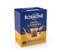 Caffè Borbone Ginseng, Café au Ginseng - 96 Capsules (6 paquets de 16) - Compatibles avec les machines à café à usage domestique Lavazza®* A Modo Mio®*