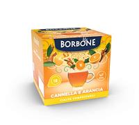 Caffè Borbone Infusion Cannelle et Orange - 72 Dosettes (4 paquets de 18 dosettes) - Emballage Recyclable - Système ESE