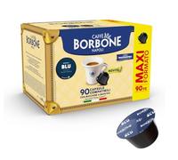 Caffè Borbone Mélange Bleu - 90 Capsules (6 paquets de 15) - Compatibles avec les machines à café de la marque Nescafé* Dolce Gusto*