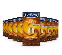 Caffé Borbone Mélange Ciao Venezia - 100 capsules en ALUMINIUM (10 paquets de 10) - Compatibles avec les machines à café à usage domestique Nespresso®*