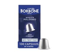 Caffé Borbone Mélange Magica Palermo -100 Capsules en Aluminium (10 paquets de 10) - Compatibles avec les machines à café à usage domestique Nespresso®*