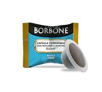 Caffè Borbone Mélange Or - 50 Capsules - Compatibles avec les machines à café de la marque Bialetti®*