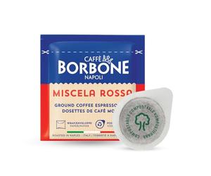 Caffè Borbone Mélange Rossa - Lot de 50 dosettes - Compatible E.S.E. dm 44