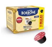 Caffè Borbone Mélange Rouge - 90 capsules - Compatibles avec les Machines à café de la marque Nescafè®* Dolce Gusto®*