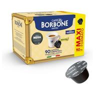 Caffè Borbone Mezcla de Café Negra - 90 cápsulas - Compatibles con las Máquinas de Café de la marca Nescafè®* Dolce Gusto®*