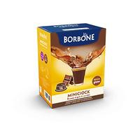 Caffè Borbone MiniCiock, Boisson aromatisée au Chocolat - 96 capsules 6 paquets de 16 - Compatibles avec les Machines à café à usage domestique Lavazza®* A Modo Mio®*