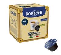 50 Capsules De Café Borbone Mélange Bleu 100% Compatibles Dolce Gusto Nescafé