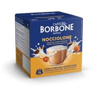 Caffè Borbone Nocciolone - Cappuccino au goût de noisette - 64 capsules (4 paquets de 16) - Compatibles avec les Machines à café Nescafé®* Dolce Gusto®*