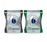 Caffè Borbone Respresso Kit de dégustation - 200 capsules compatibles avec les machines Nespresso* à usage domestique (100 Nera, 100 Dek)