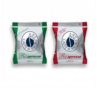 Caffè Borbone Respresso Kit de dégustation - 200 capsules compatibles avec les machines Nespresso* à usage domestique (100 Rossa, 100 Dek)