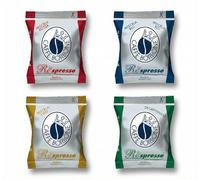 Caffè Borbone Respresso Kit de dégustation - 200 capsules compatibles avec les machines Nespresso* à usage domestique (50 Rossa, 50 Dek, 50 Blu, 50 Oro)