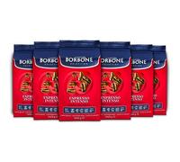 CAFFÈ BORBONE Selection Espresso Intenso Grains de café entiers 6 x 1000 g | Caramel intense au goût | Niveau de torréfaction moyenne 100 % grains Rosbusta