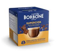 Caffè Borbone SuperCiock - Boisson aromatisée au Chocolat - 64 Capsules (4 paquets de 16) - Compatibles avec les machines à café de la marque Nescafé®* Dolce Gusto®*