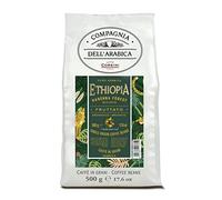 Caffè Corsini - Café en Grains Éthiopie Natural Coffee | 100% Arabica | Origine Unique | Haute Intensité Aromatique | 500g