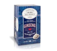 Caffè Corsini - Café Espresso Ginseng en Dosettes ESE 44mm, Mélange Torréfié au Ginseng, Doux et Énergisant, 96 Dosettes