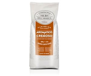 Caffè Corsini - Compagnia dell'Arabica, Arabica Coffee grains aromatiques et crémeux, paquet de 1 kg de grains de café torréfiés
