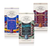 Caffè Corsini - Set Kaffeekapseln Kompatibel mit Nespresso Reise durch Mittelamerika, 100% Arabica, El Salvador, Costa Rica, Guatemala, 3 Packungen à 10 Kapseln (Gesamt 30 Kapseln)