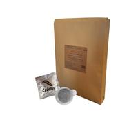 Caffè Crème - 25 dosettes de café SPECIALTY BRAZIL (100% arabica) en papier filtre ESE 44 - 180 g (7,2 g x 25), Paquet de 25 unités