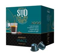 Caffè Fabriqué au Sud - 100 Capsules de Café Compatibles avec Nespresso - Pack de 100 capsules - Goût Fort, Espresso Italien